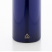 Ressuto blauw  Fles van gerecycled roestvrij staal 