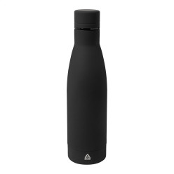 Rubbar noir  Bouteille en acier inoxydable recyclé 