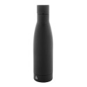 Rubbar black  recycled stainless steel bottle 