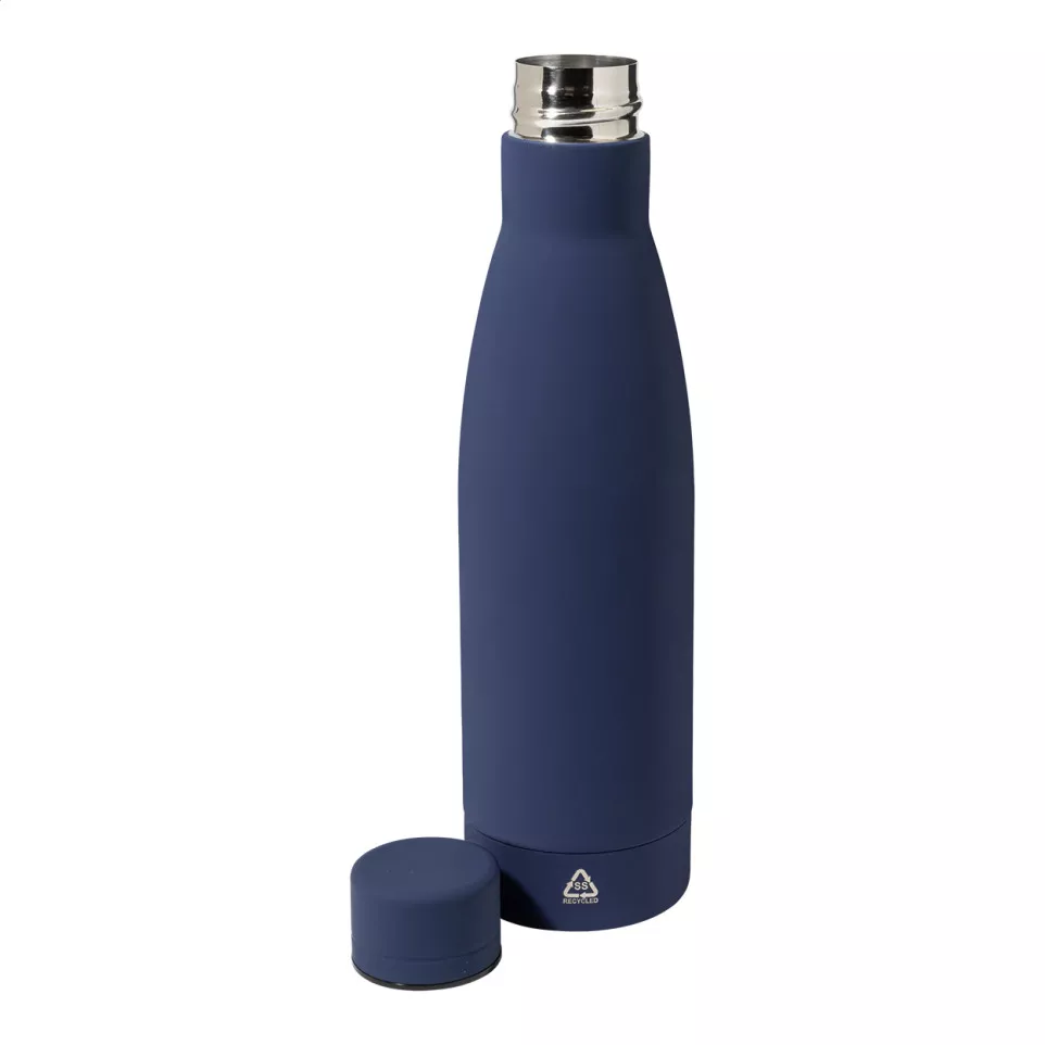 Rubbar bleu foncé  Bouteille en acier...