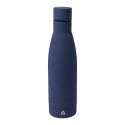 Rubbar dark blue  recycled stainless steel bottle 