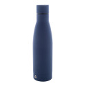 Rubbar bleu foncé  Bouteille en acier inoxydable recyclé 