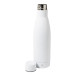Rubbar blanc  Bouteille en acier inoxydable recyclé 
