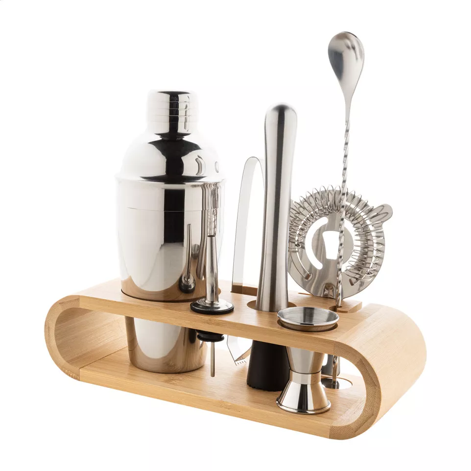 Paloma zilver natuurlijk cocktail set 