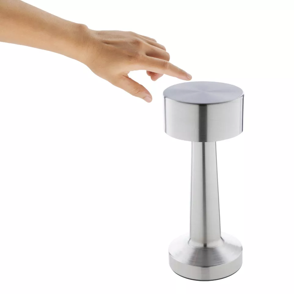 Flanagan silver  table lamp 