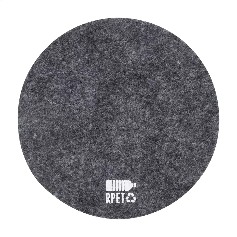 Hefe gris foncé  Sous-verre en RPET 