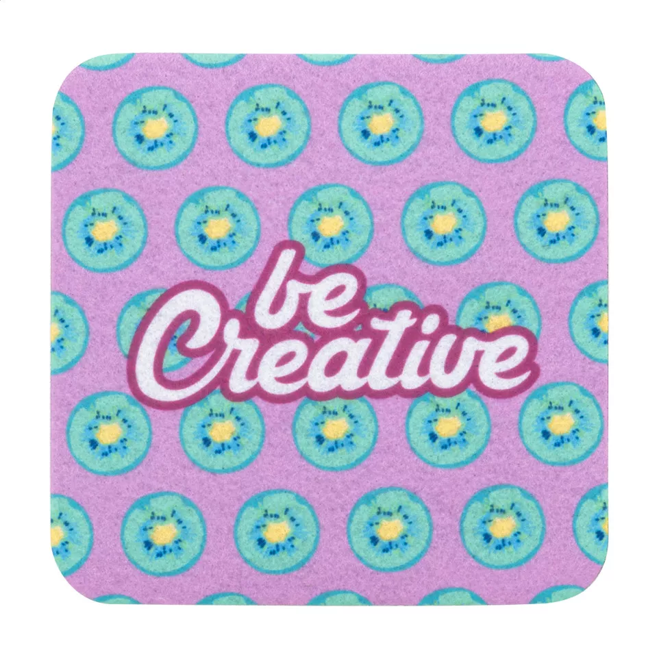 CreaFelt Drink Plus white  RPET felt...