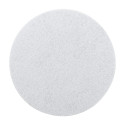 CreaFelt Drink Plus white  RPET felt coaster, circle 