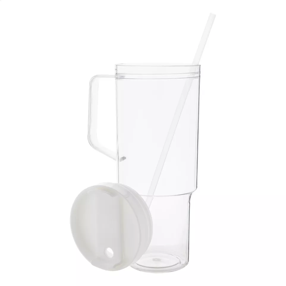 Repetus white  travel mug 