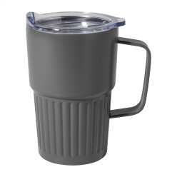 Streaky Grab gris foncé  Mug thermos 