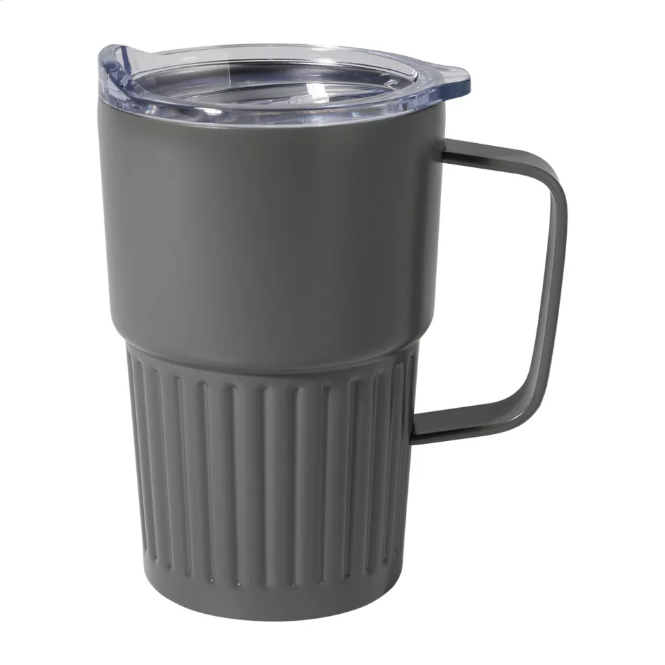 Streaky Grab dark grey  thermo mug 