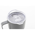 Streaky Grab gris foncé  Mug thermos 
