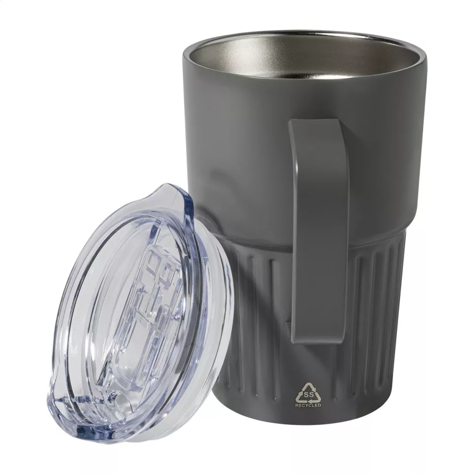 Streaky Grab dark grey  thermo mug 