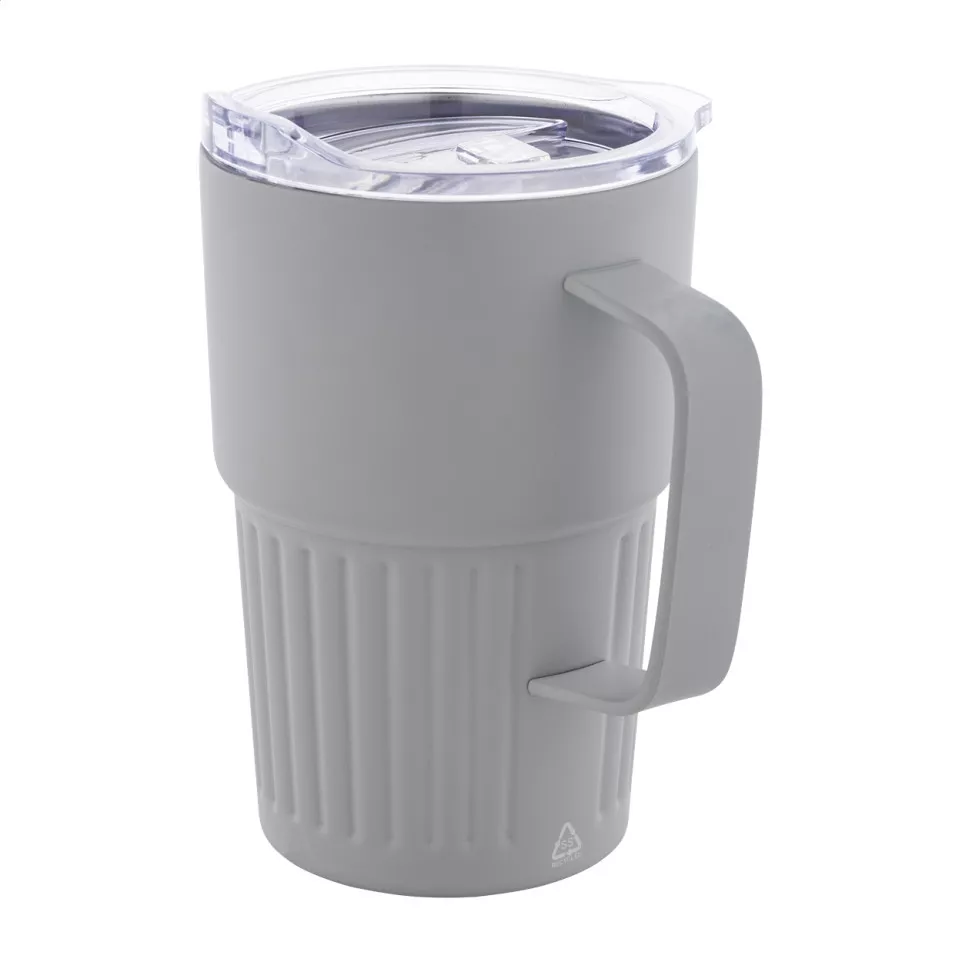 Streaky Grab gris foncé  Mug thermos 