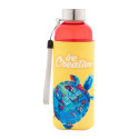 Pemba Creative rouge blanc Bouteille en RPET 