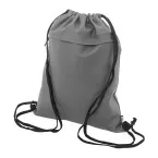 Pudrow grijs  RPET tas met trekkoord 
