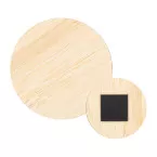 Boofri natural  fridge magnet, round 