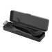 Camino black  cutlery set 