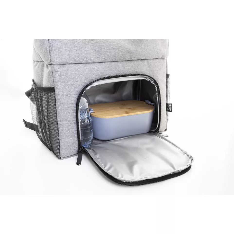 Chilltop grey  RPET cooler backpack 