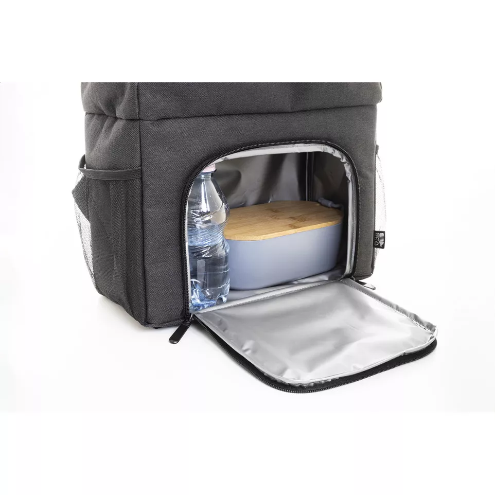 Chilltop black  RPET cooler backpack 