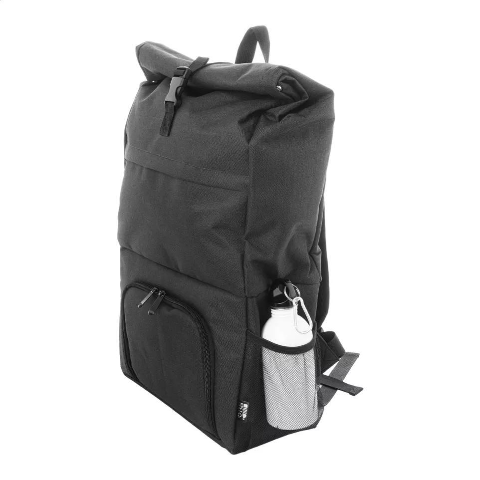 Chilltop black  RPET cooler backpack 