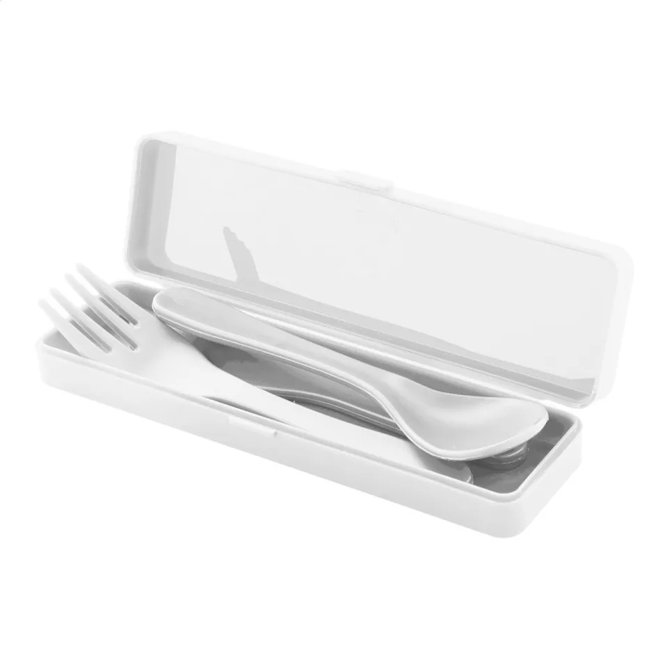 Camino white  cutlery set 