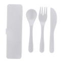 Camino white  cutlery set 
