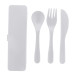 Camino white  cutlery set 