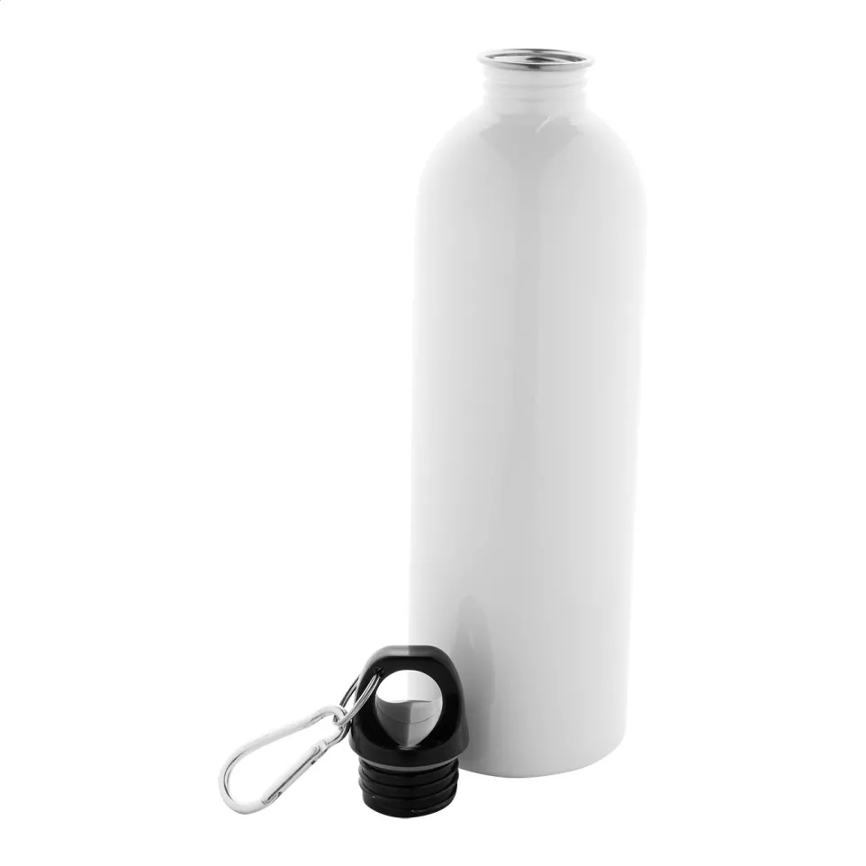 Pressuto XL blanc  Bouteille en acier...