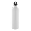Pressuto XL white  recycled stainless steel bottle 