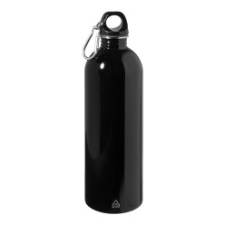 Ressuto XL zwart  Fles van gerecycled roestvrij staal 