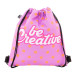 CreaCool Draw Kids black white custom cooler drawstring bag for kids 
