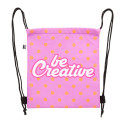 CreaCool Draw Kids black white custom cooler drawstring bag for kids 