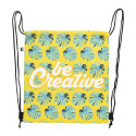 CreaCool Draw zwart wit custom made koeltas met trekkoord 