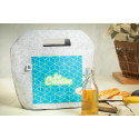 CreaFelt Coolgrab white grey custom RPET cooler bag 