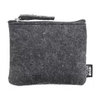 Refelt Money gris foncé  Porte-monnaie en feutrine RPET 