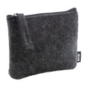 Refelt Money dark grey  RPET felt purse 
