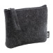 Refelt Money dark grey  RPET felt purse 