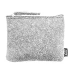 Refelt Money gris  Porte-monnaie en feutrine RPET 