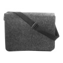 Refelt Courier gris foncé  Sacoche en feutrine RPET 