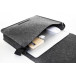 Refelt Courier donker grijs  RPET vilten schoudertas 