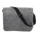 Refelt Courier grijs  RPET vilten schoudertas 