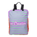SuboBag Slimback black white custom RPET laptop backpack 