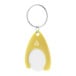 Neppy yellow  RABS trolley coin keyring 