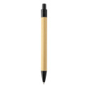 Boothic noir naturelle stylo à bille en bambou 