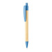 Boothic bleu foncé naturelle stylo à bille en bambou 