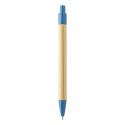 Boothic bleu foncé naturelle stylo à bille en bambou 