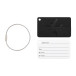 Orlando black  luggage tag 