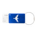 Orlando blauw  kofferlabel 