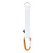 Subiner RPET oranje wit custom made sleutelhanger 